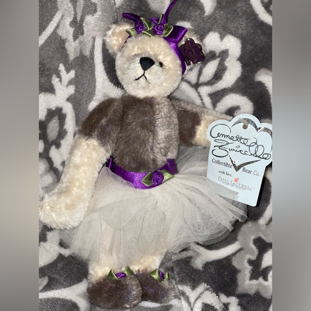 Annette Funicello Rare Ballerina Bear with Pin and Tags. No Box